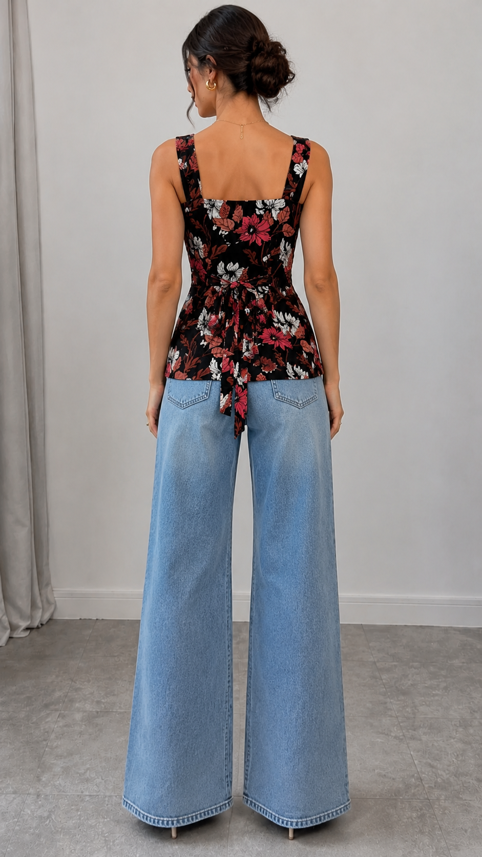 Floral Paisley Printed Cami Top | 16