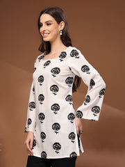 Elegant Botanical Kurti