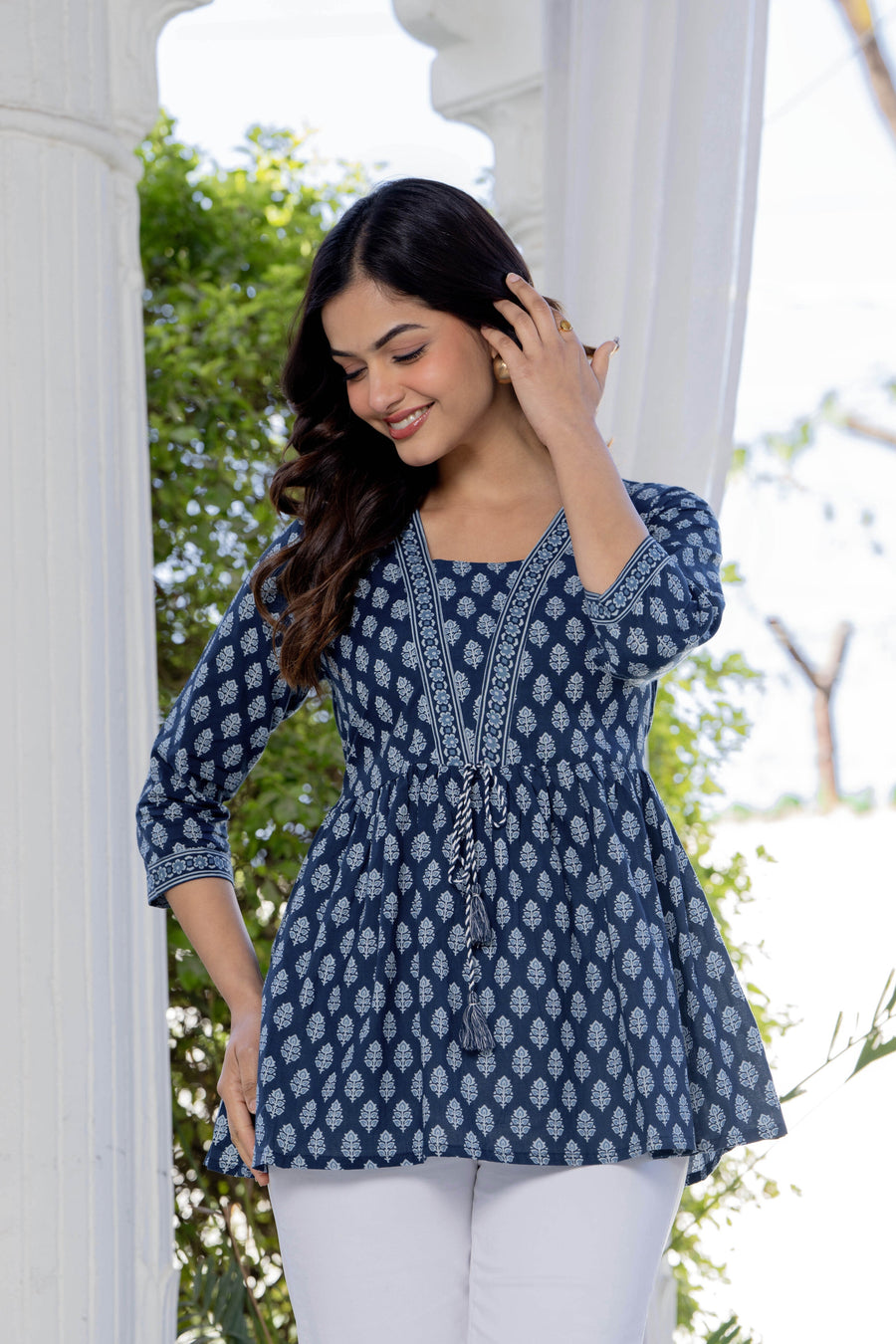 Graceful Floral Kurti