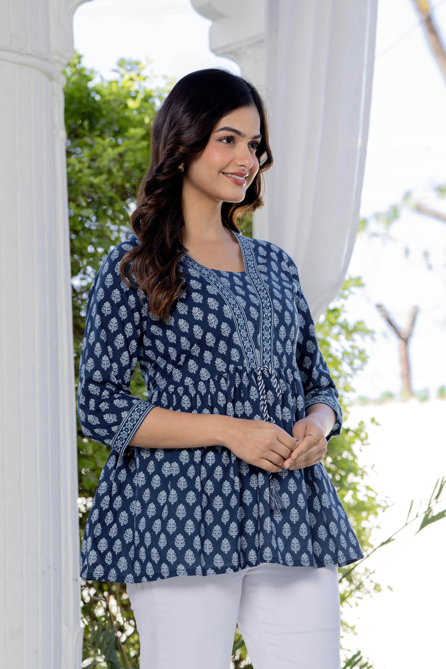 Graceful Floral Kurti