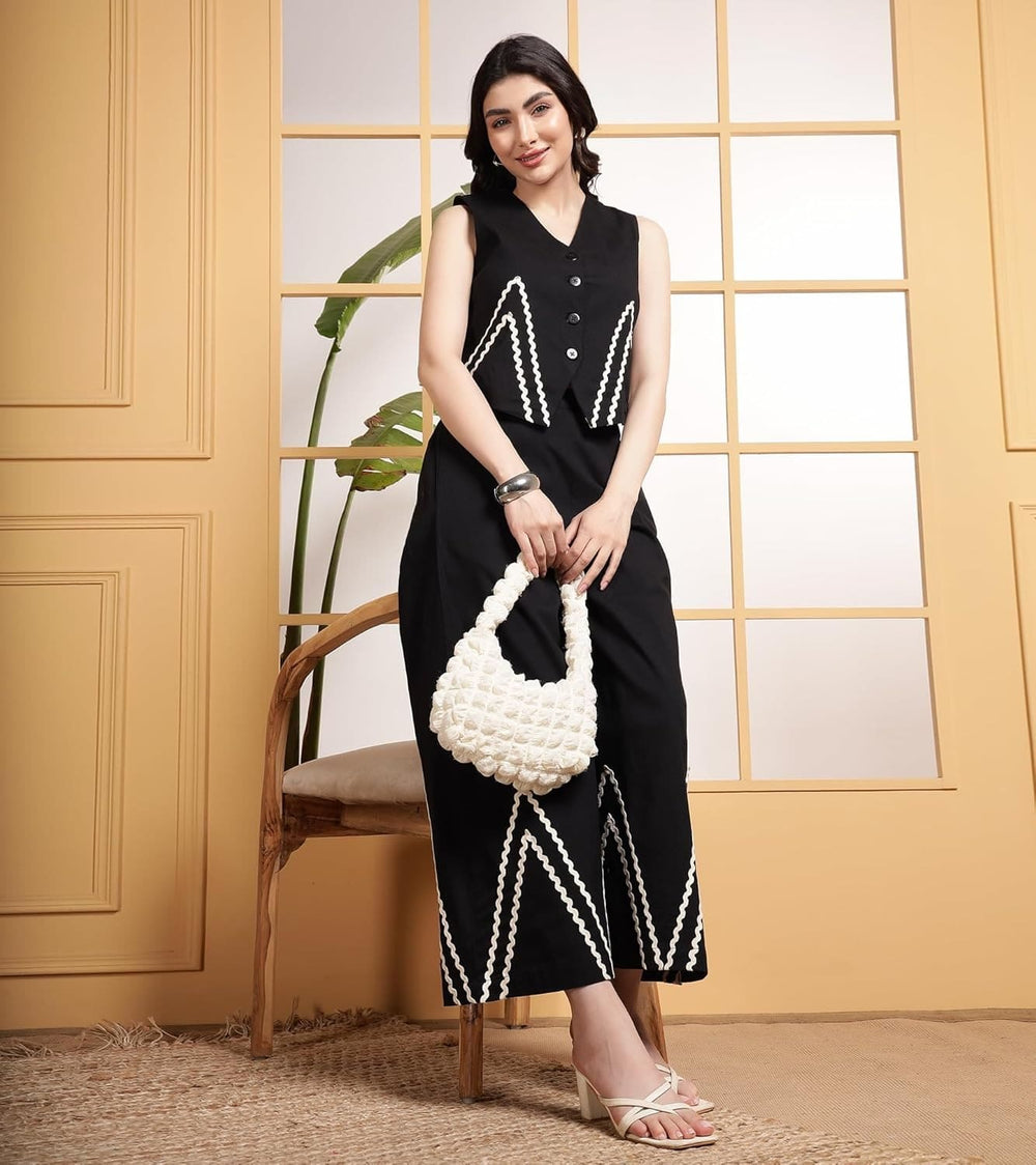 Noir Linework Co-ord Set 02